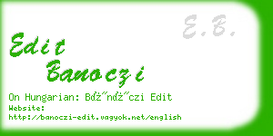 edit banoczi business card